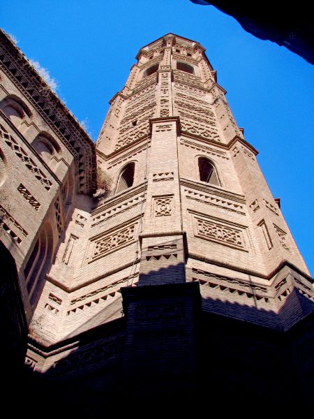 Torre mudéjar. Iglesia de San Andrés. Calatayud. Zaragoza.
