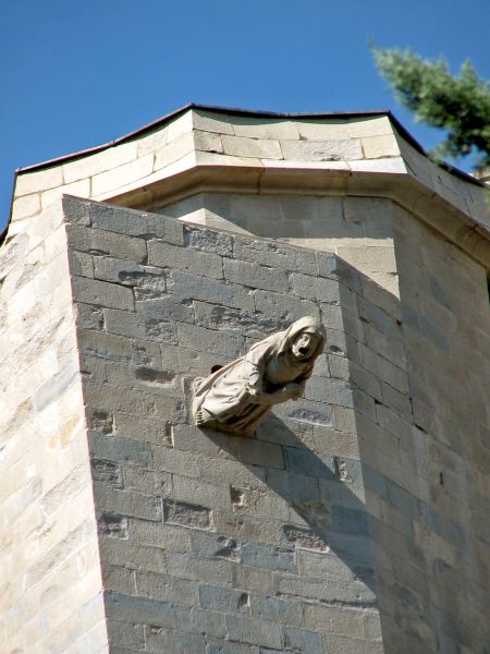Catedral de Girona. Detalle de canecillo.
