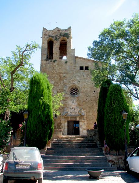 Iglesia de Santa María. Pals. Girona.
