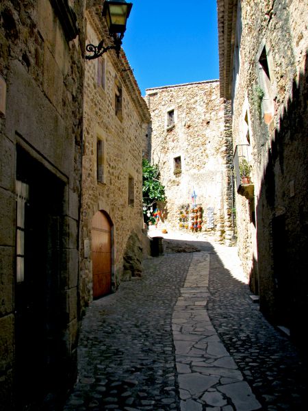Conjunto medieval de Pals. Girona.
