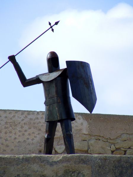guerrero medieval
Castillo de Santa Bárbara (Alicante)
Palabras clave: escultura