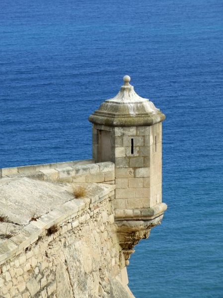 garita
Castillo de Santa Bárbara (Alicante)
Palabras clave: mar,muralla