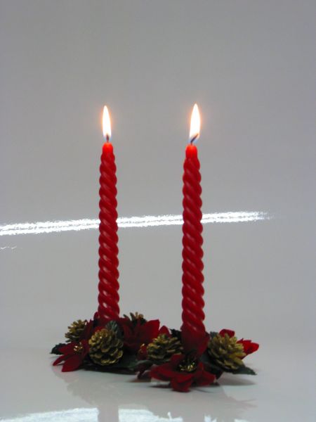 velas navideñas
Palabras clave: velas,palmatoria