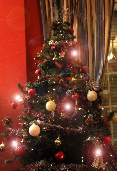 árbol de Navidad
Palabras clave: Navidad,adornos,luces,árbol