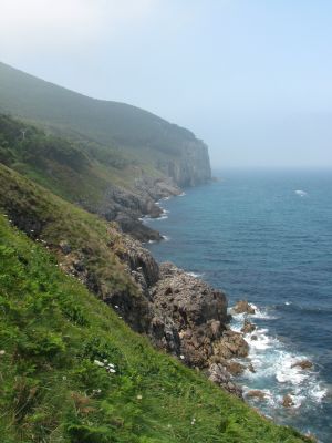 Mar Cantábrico desde el Monte Buciero. Santoña (Cantabria).
