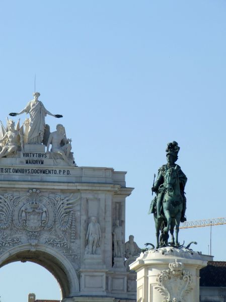 plaza del Comercio
Estatua ecuestre de José I y Arco Triunfal da Rua Augusta
Palabras clave: Portugal