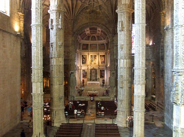vista desde el coro de la iglesia
Monasterio de los Jerónimos
Palabras clave: Portugal