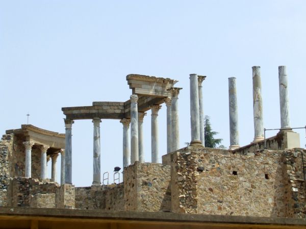Columnas
Recinto teatro romano
Palabras clave: Extremadura,Antigua Roma
