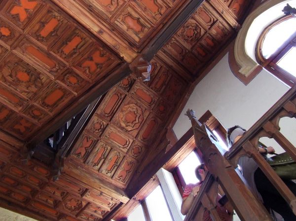 Artesonado y escaleras
Castillo de Belmonte en Cuenca
Palabras clave: Artesonado,techo