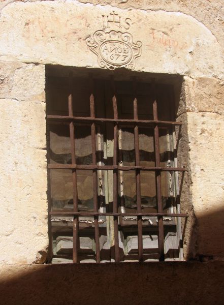 Pedraza (Segovia).
Palabras clave: Pedraza (Segovia). ventana reja 1673