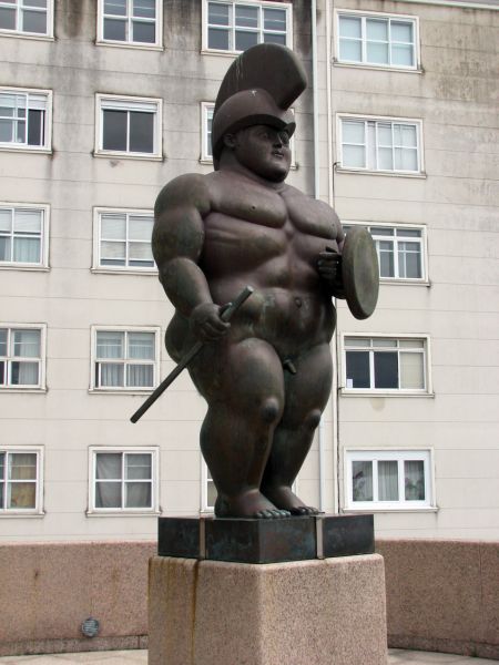 A Coruña. Estatua del Gladiador, de Botero. Museo Domus.
Palabras clave: Coruña Estatua Gladiador Botero Museo Domus