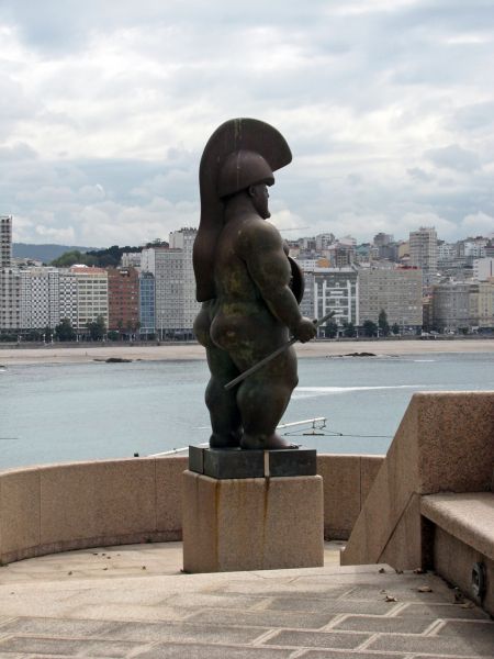 El Gladiador, de Botero. Museo Domus. A Coruña.
