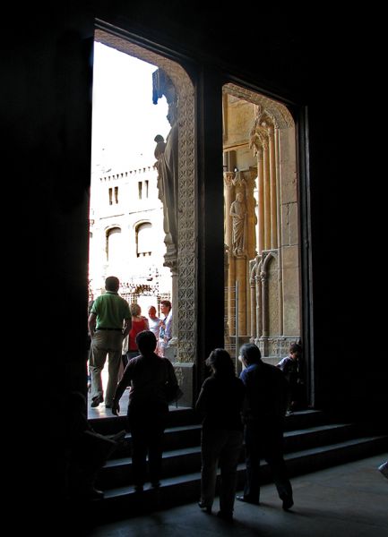 Entrada principal a la catedral de León. León.
Palabras clave: Catedral de León. León.