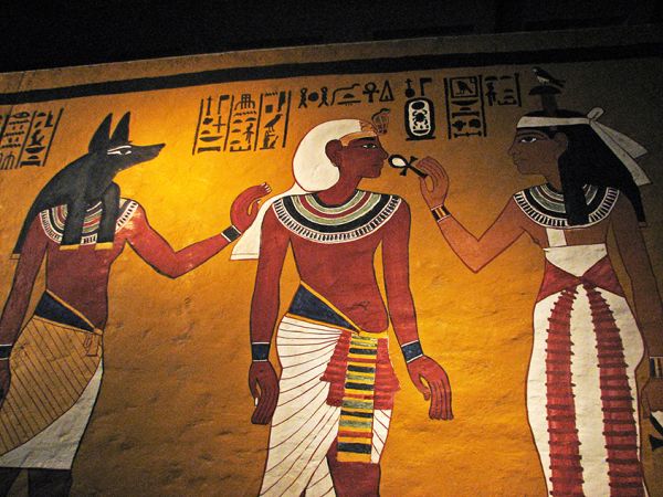 Pinturas cámara funeraria Tutankhamon
