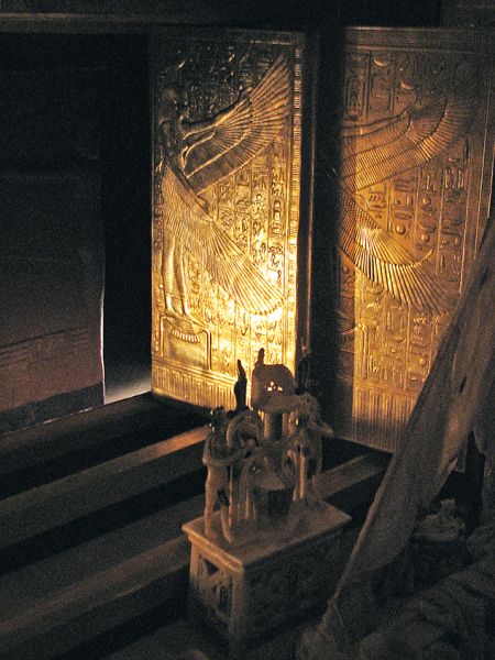 Cámara funeraria de Tutankhamon. Reconstrucción
