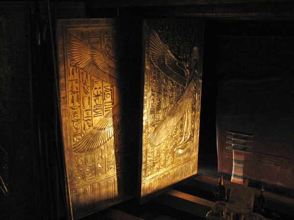 Cámara funeraria de Tutankhamon. Reconstrucción
