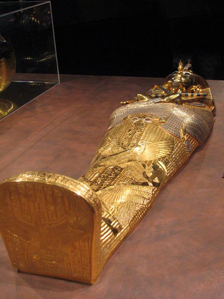Sarcófago interior de Tutankhamon
