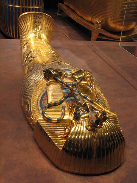 Sarcófago interior de Tutankhamon
