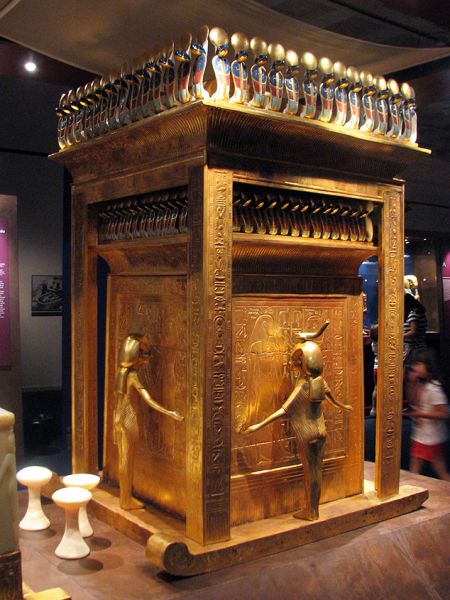 Tesoro de Tutankhamon. Templete canópico.
