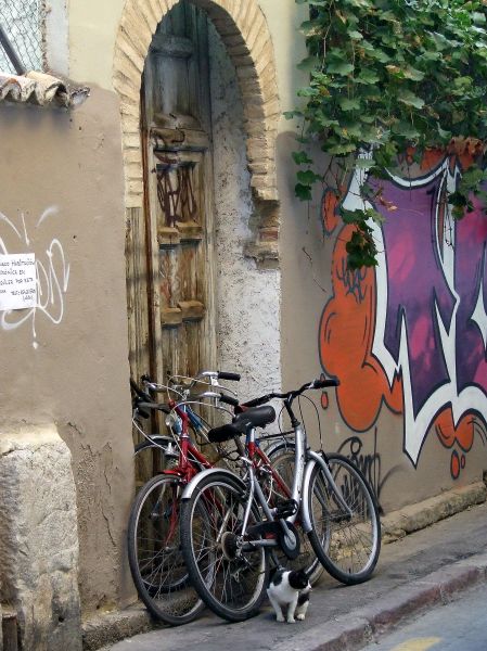 bicicletas en callejón
Palabras clave: bicicleta