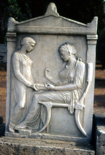 Lápida del Keramikos. Atenas. Grecia.
Palabras clave: Lápida del Keramikos. Atenas. Grecia.