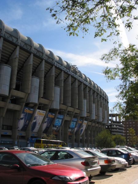 Madrid. Estadio Santiago Bernabeu.
