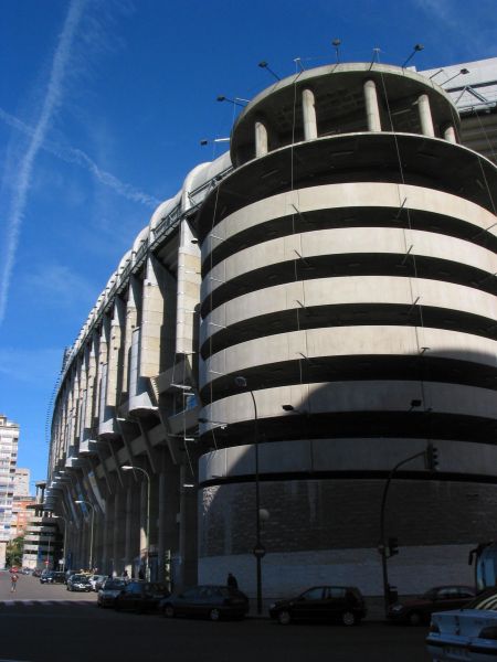 Madrid. Estadio Santiago Bernabeu.
