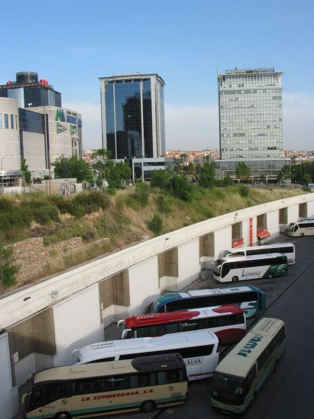 Estación Sur de autbuses. Madrid.
