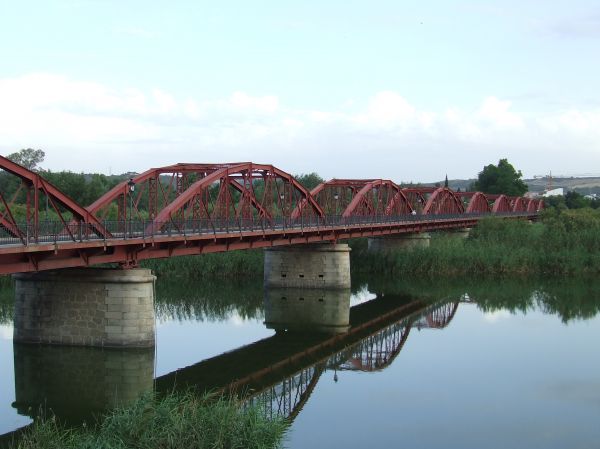 Puente de hierro (1910) sobre el rio Tajo. Talavera de la Reina (Toledo). 
Palabras clave: Puente de hierro sobre el rio Tajo. Talavera de la Reina (Toledo). 1910