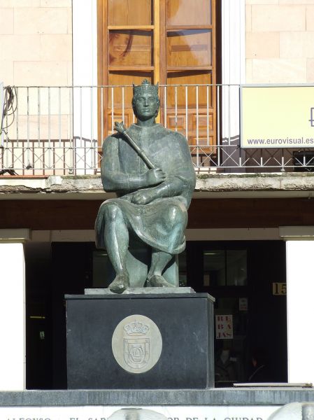 Plaza Mayor, estatua de Alfonso X
Ciudad Real, Castilla la Mancha
