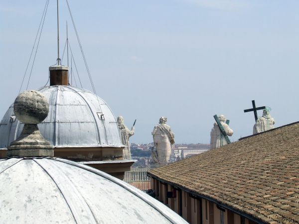 Destalles de San Pedro vistos desde la cúpula
Palabras clave: roma,italia,Europa,Vaticano
