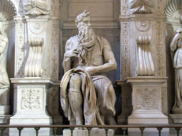 Moisés de Miguel íngel 
Iglesia de San Pietro in Vincoli
Palabras clave: roma,Italia,Europa,escultura,Miguel Angel,renacimiento