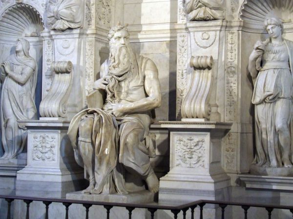 Moisés de Miguel íngel 
Iglesia de San Pietro in Vincoli
Palabras clave: roma,Italia,Europa,escultura,Miguel Angel,renacimiento