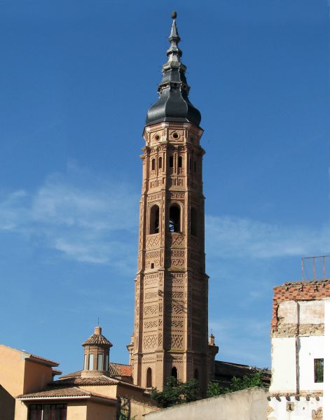 Torre mudéjar. Colegiata de Santa María. Calatayud. Zaragoza.
Palabras clave: mudejar,calatayud,iglesia,colegiata
