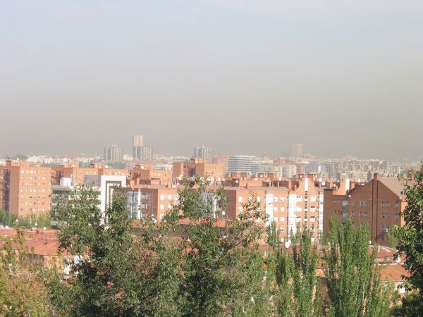 Madrid. Vallecas desde el Cerro del Tío Pío.
