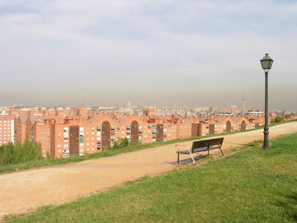 Madrid. Vallecas desde el Cerro del Tío Pío. 
Palabras clave: Madrid. Vallecas desde el Cerro del Tío Pío. 