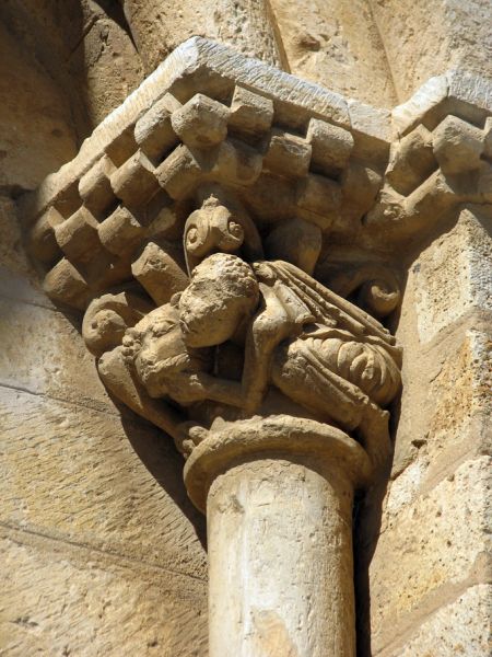 San Martín de Frómista (Palencia). Capitel.
Palabras clave: San Martín de Frómista (Palencia). capitel