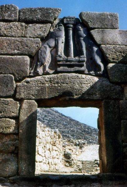 Puerta de los Leones. Micenas. Peloponeso. Grecia.
Palabras clave: Puerta de los Leones. Micenas. Peloponeso. Grecia.