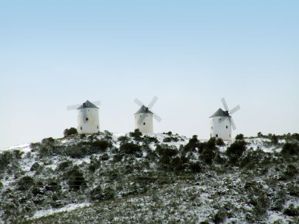 Puerto Lapice
Ciudad Real, Castilla la Mancha
Palabras clave: Puerto Lapice molino nieve