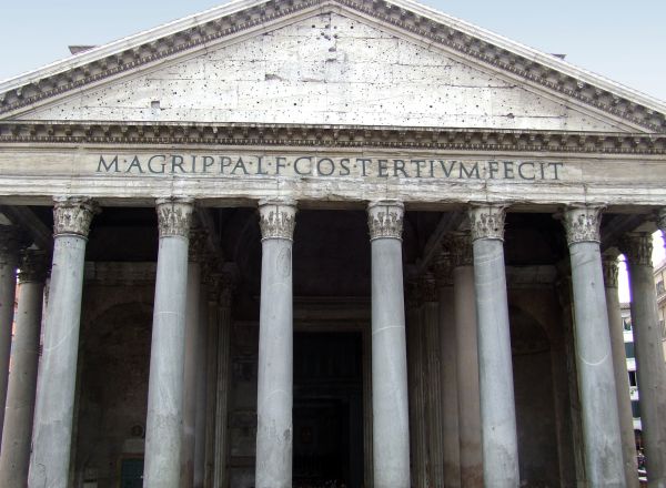 Portada del Panteón de Agripa
Palabras clave: roma,italia,europa