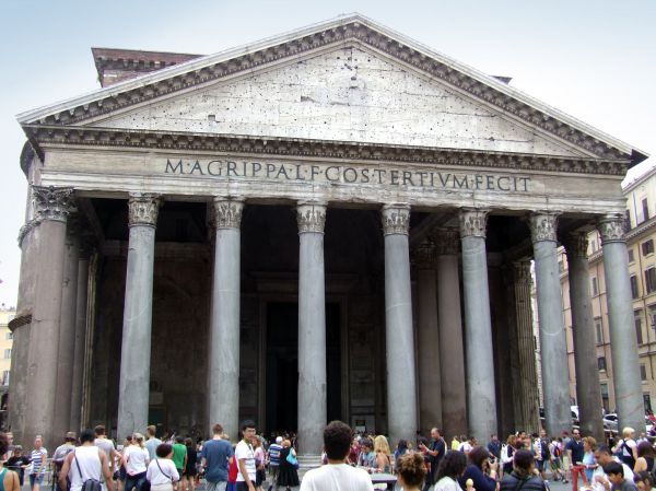 Portada del Panteón de Agripa
Palabras clave: roma,italia,europa